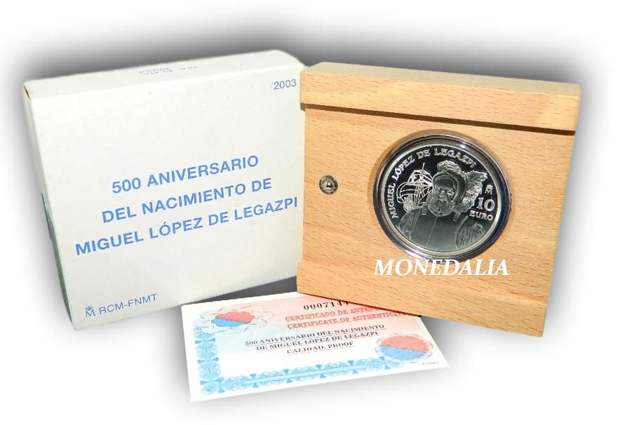 2003 - ESPAÑA - 10 EURO - MIGUEL LOPEZ DE LEGAZPI 