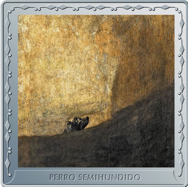 2021- ESPAÑA - 10 EUROS GOYA - PERRO SEMIHUNDIDO