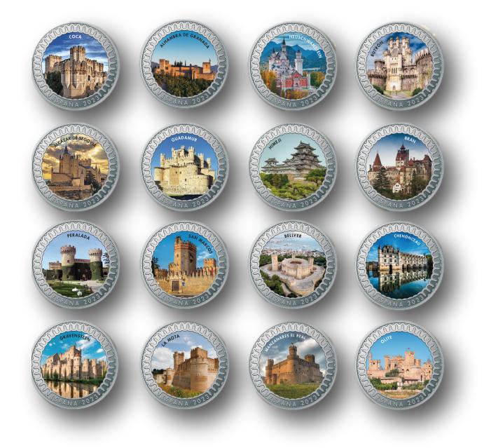 2023 - ESPAÑA - CASTILLOS DEL MUNDO - CASTLES OF THE WORLD