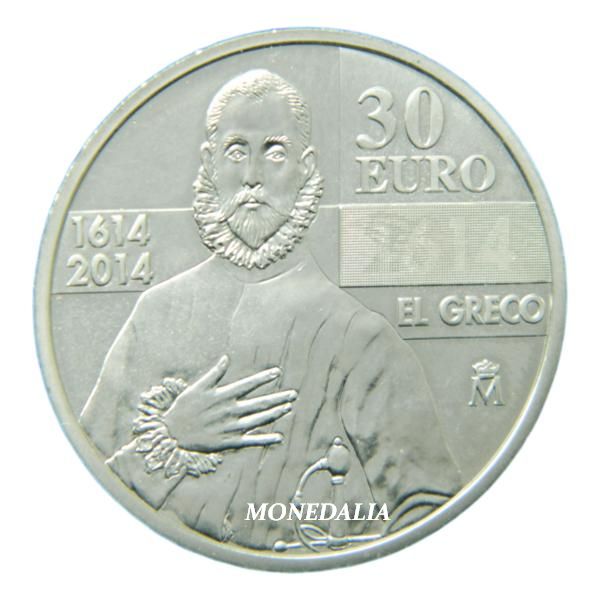 2014 - ESPAÑA - 30 EUROS - EL GRECO