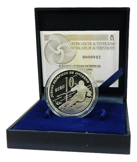2006 - ESPAÑA - 10 EURO - JUEGOS OLIMPICOS INVIERNO - SIN CARATULA 