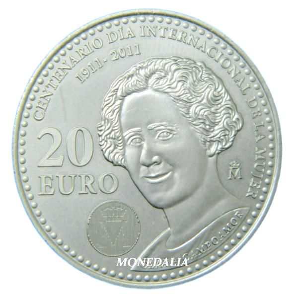 2011 - ESPAÑA - 20 EUROS - DIA DE LA MUJER