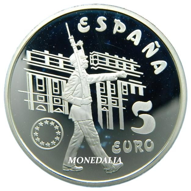 1998 - ESPAÑA - 5 EUROS - GUARDIA REAL 