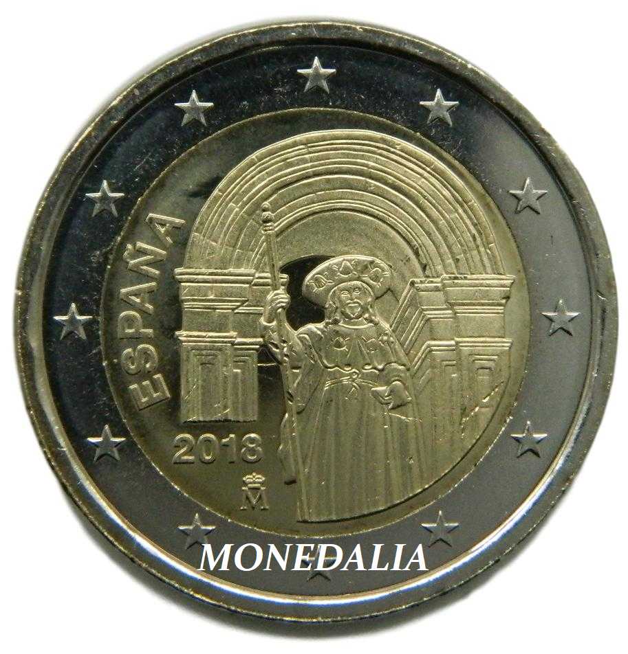 2018 - ESPAÑA - 2 EUROS - SANTIAGO DE COMPOSTELA