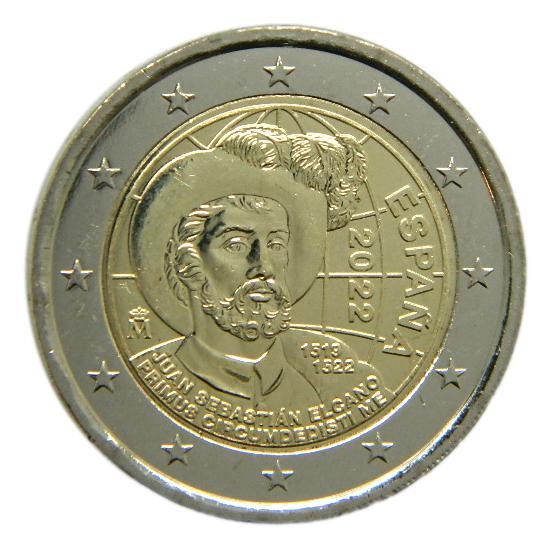 2022 - ESPAÑA - 2 EUROS - V CENTENARIO - ELCANO