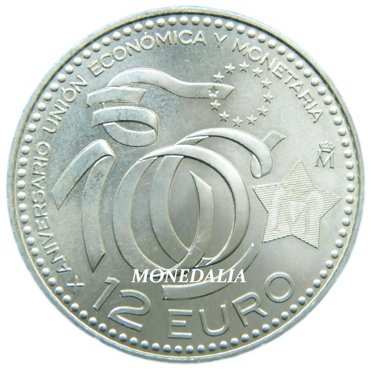 2009 - ESPAÑA - 12 EUROS -  X ANIVERSARIO UE