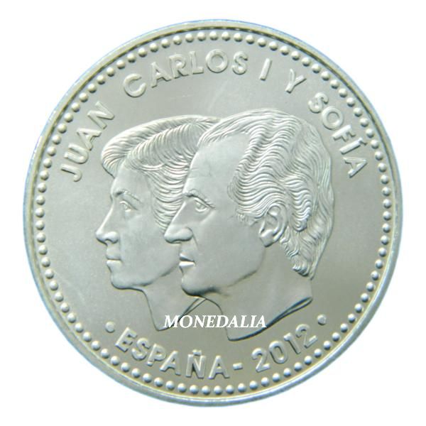 2012 - 30 EUROS - ESPAÑA - X ANIV EURO - PLATA