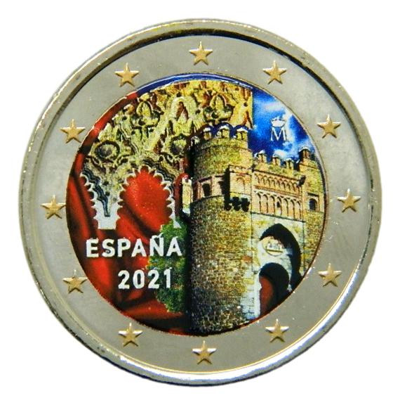 2021 - ESPAÑA - 2 EUROS - TOLEDO - COLOR 2