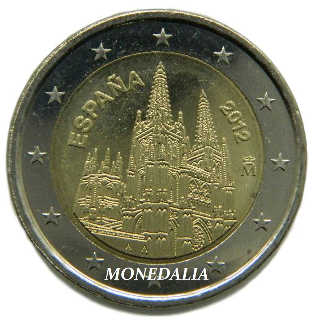 2012 - ESPAÑA - 2 EUROS - CATEDRAL DE BURGOS