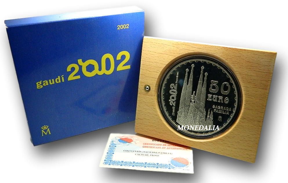 2002 - ESPAÑA - 50 EURO - CINCUENTÍN - SAGRADA FAMILIA