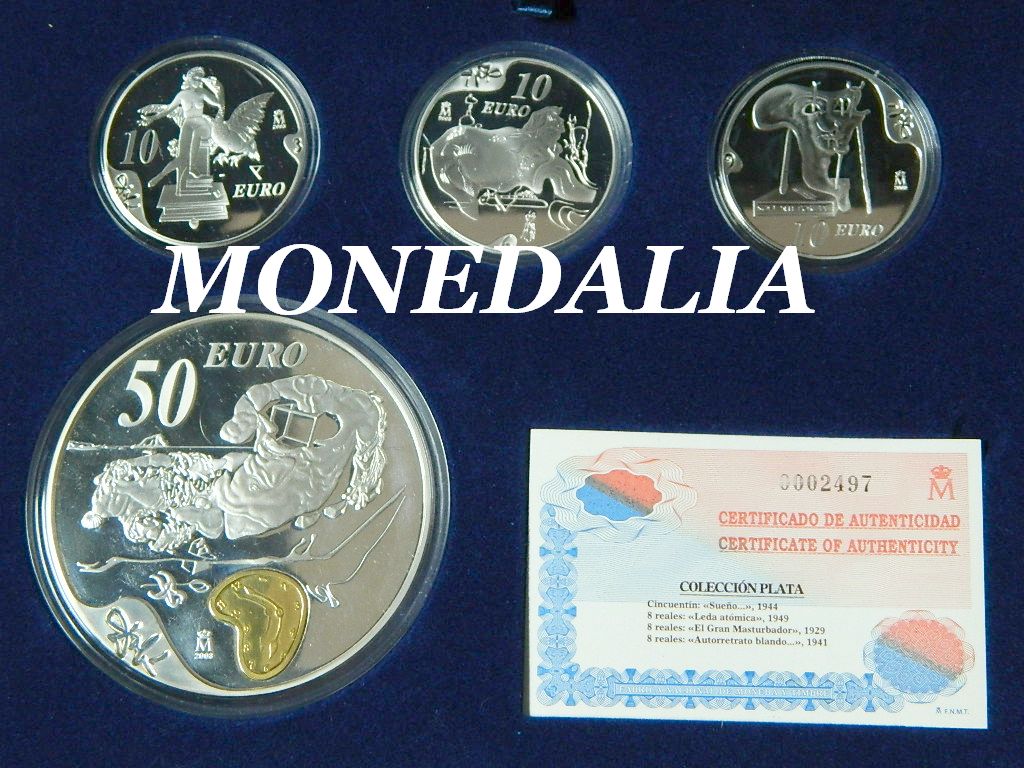 2004 - ESPAÑA - COLECCION PLATA - DALI