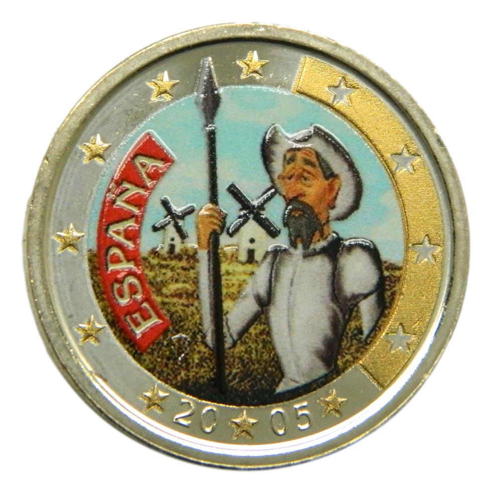 2005 - ESPAÑA - 2 EUROS - QUIJOTE - COLOR