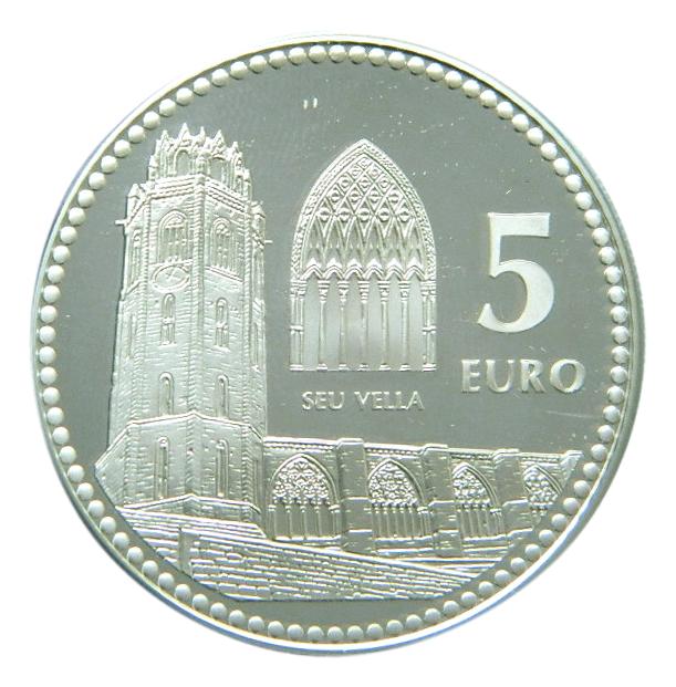 2012 - ESPAÑA - 5 EURO - LLEIDA - PLATA