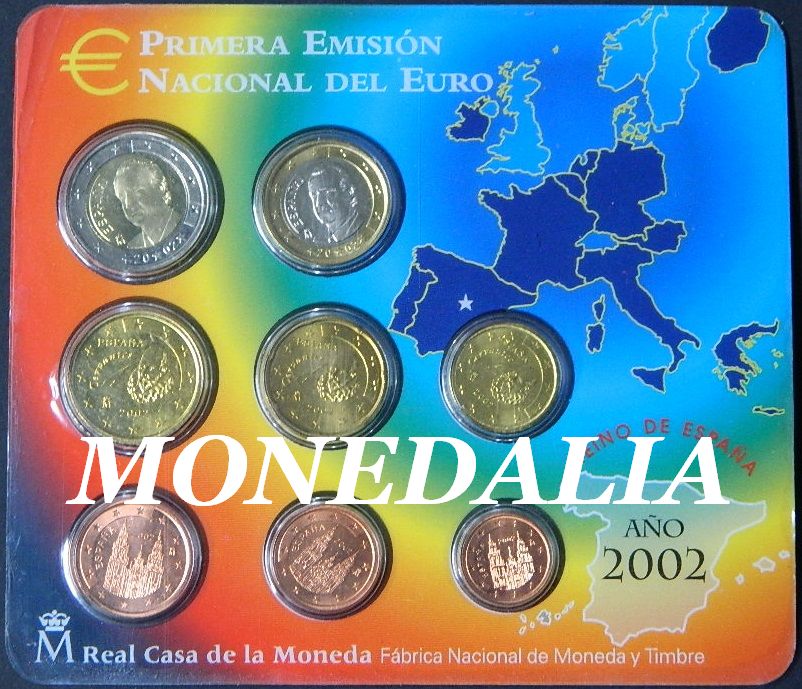 2002 - CARTERA EUROS ESPAÑA - CARTERA OFICIAL FNMT