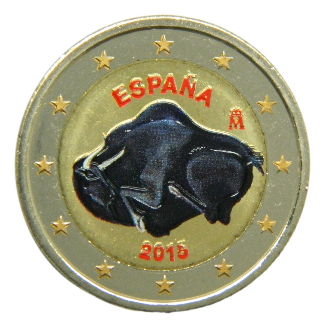 2015 - ESPAÑA - 2 EUROS - ALTAMIRA - COLOR 2